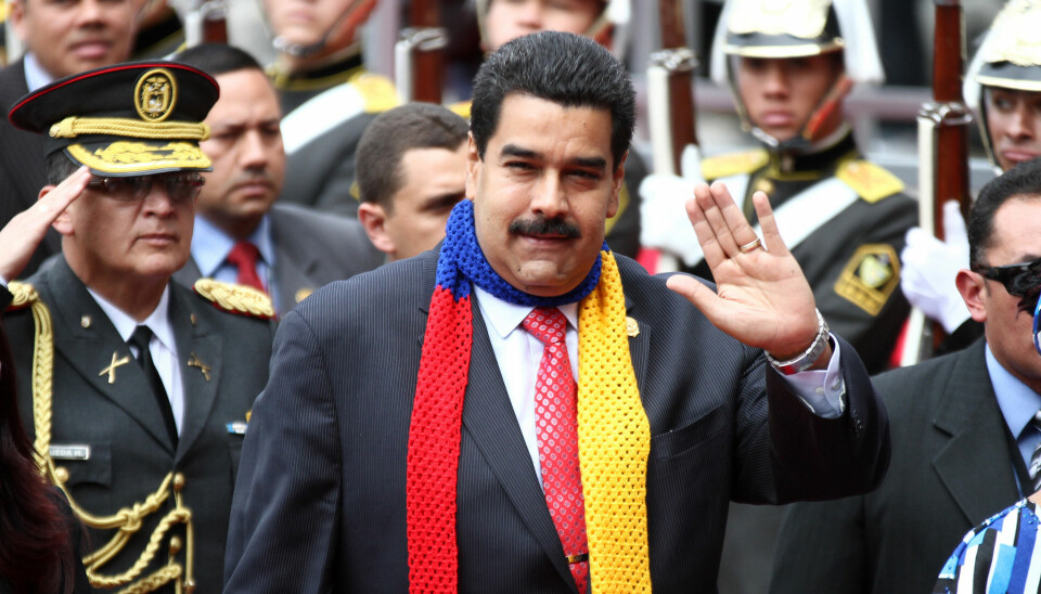 Regjeringen til Nicolás Maduro er autoritær og militarisert, mens det er opposisjonen som er sivil og demokratisk, skriver Leiv Marsteintredet. Foto: Agencia de Noticias ANDES.