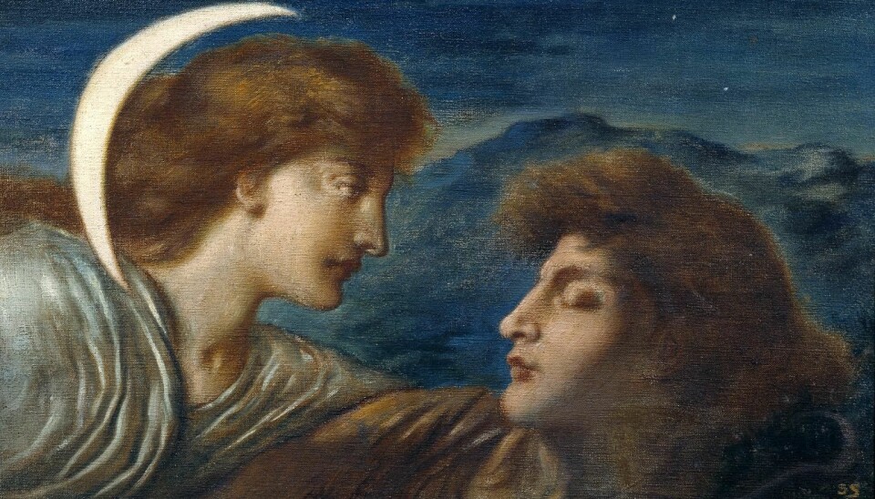 Simeon Solomon: The Moon and Sleep (1894.)