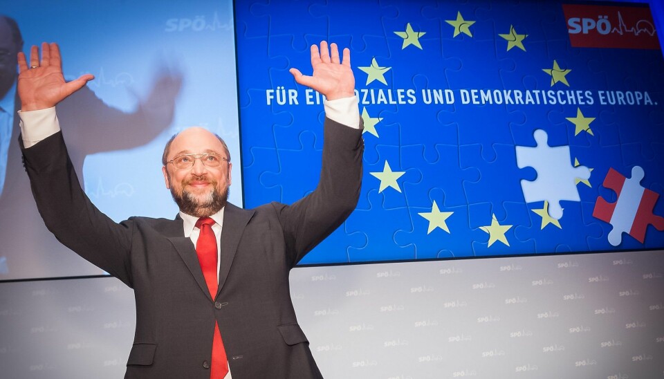 SPD-leder Martin Schulz ønsker Europas forente stater.
