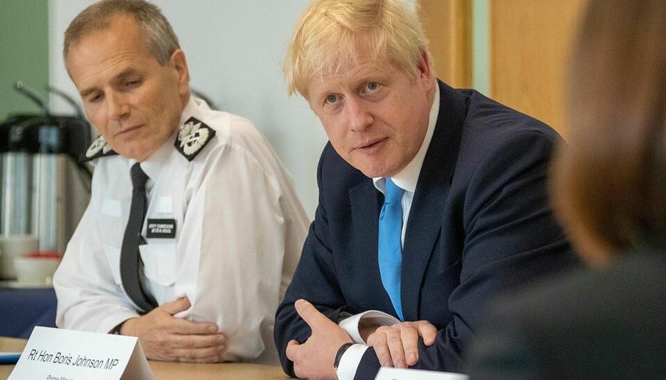 Etter mange magre år, vil Boris Johnson igjen øke offentlige utgifter, og ikke bare til konservative hjertesaker som politiet. Foto: Statsministerens kontor.