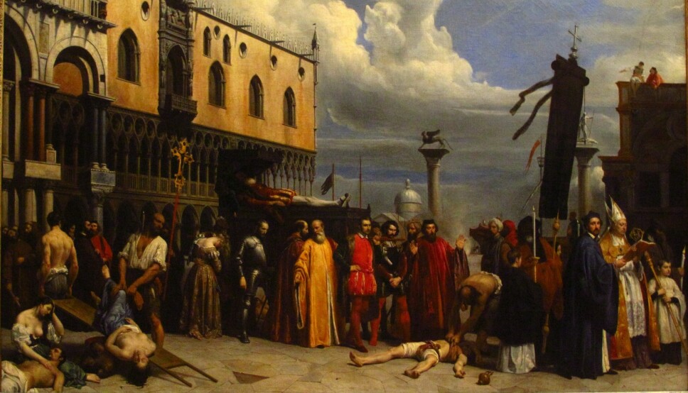 Titatens død, under pesten i Venezia i 1576