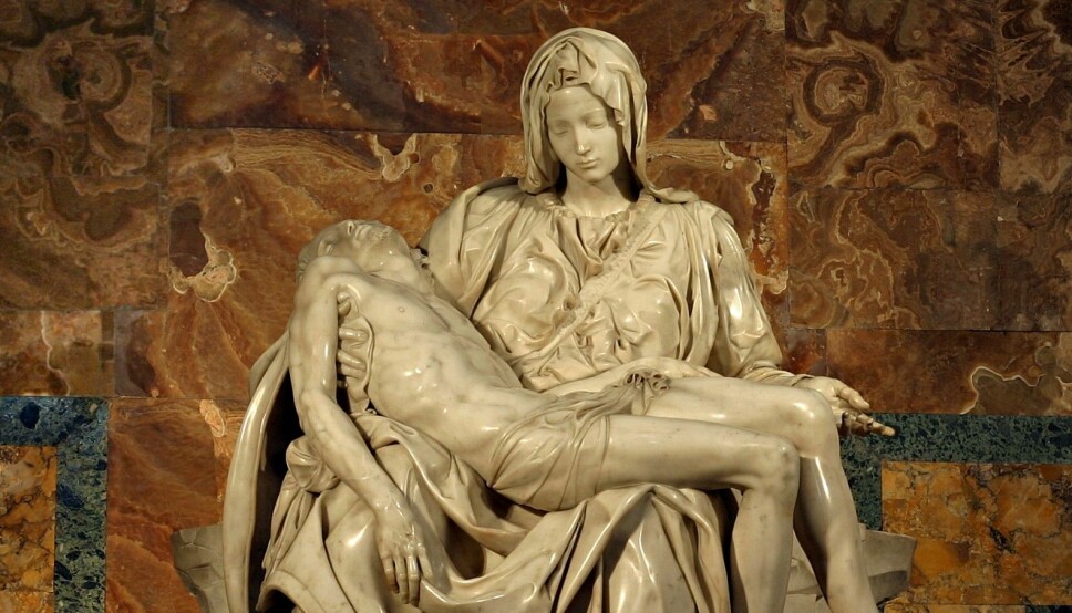 For filosofen Josef Pieper omfatter vår virkelighet en trosvirkelighet, skriver Henrik Holm i denne artikkelen. Med sin skulptur Pietà skapte Michelangelo en ung, rolig og himmelsk jomfru Maria.