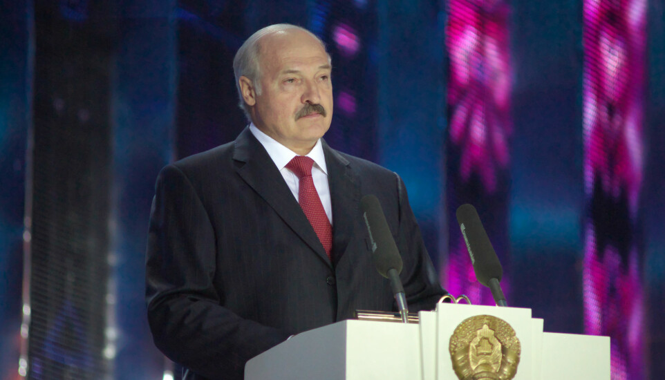 Hviterussla... eh, Belarus' president Aleksandr Lukasjenko.