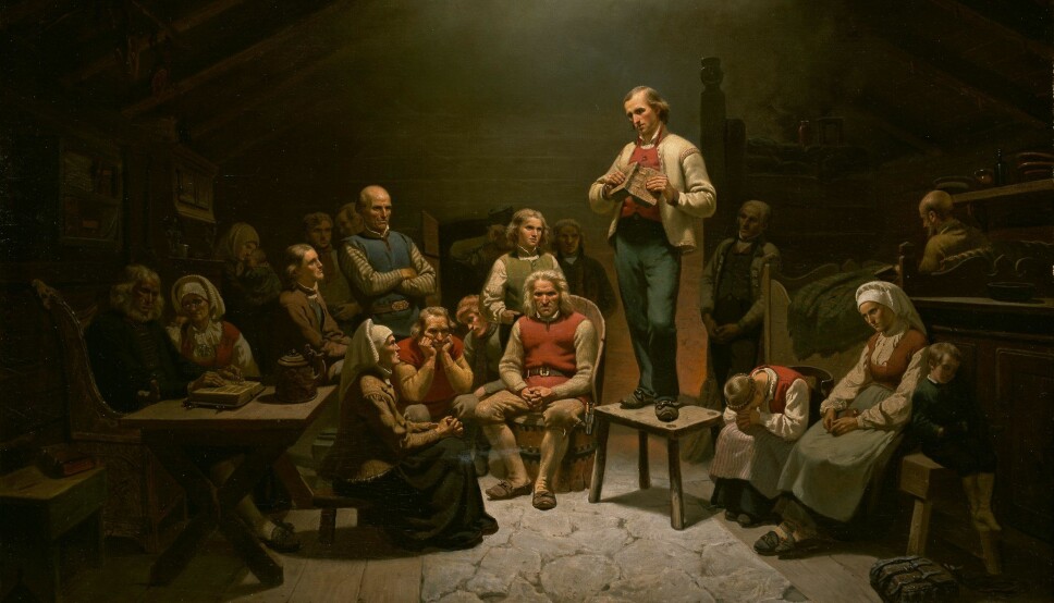 Adolph Tidemand, «Haugianerne», 1848