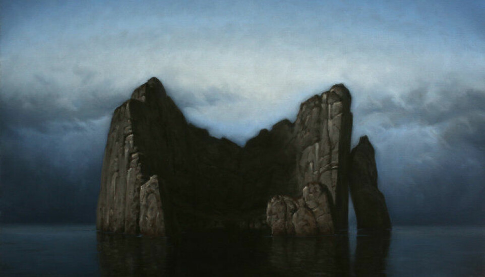 «Stillhetens øy» - Christopher Rådlund. Olje på lerret