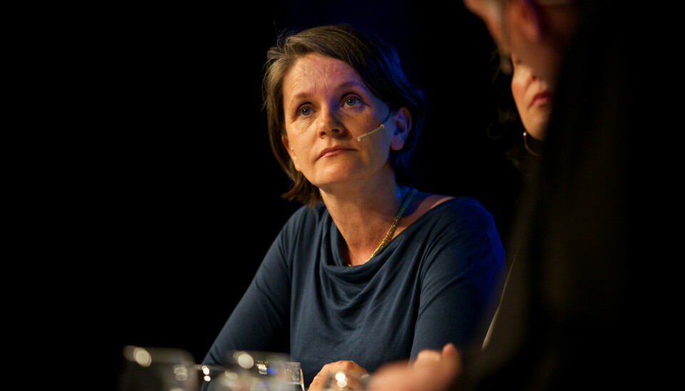 Hanne Skartveit i debatt hos Nordiske mediedager om PR og påvirkning i 2015.
