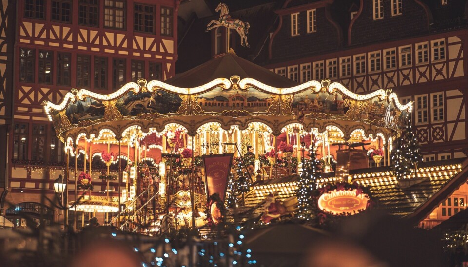 Julemarkedet har sin opprinnelse i senmiddelalderen i de tysktalende delene av Europa. Her fra julemarkedet i Frankfurt.