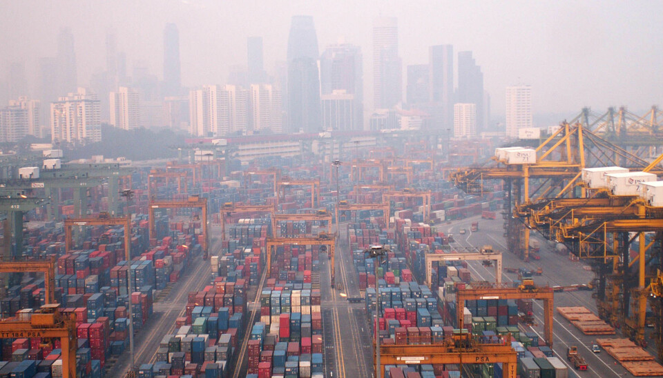 Havnen i Shanghai.