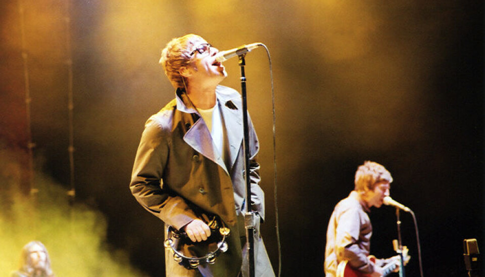Oasis under en konsert i San Diego i 2005.