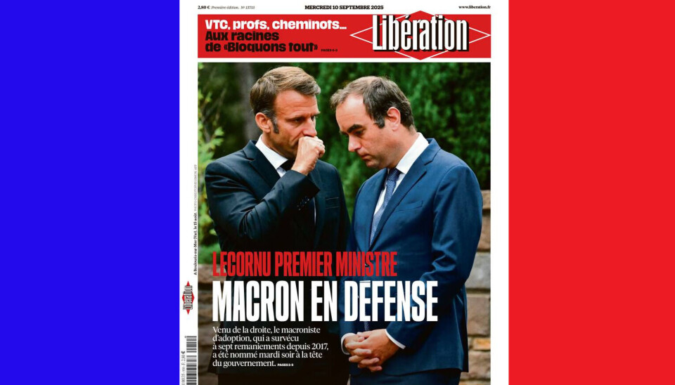 Sebastien Lecornu er Frankrikes tredje statsminister på ett år.