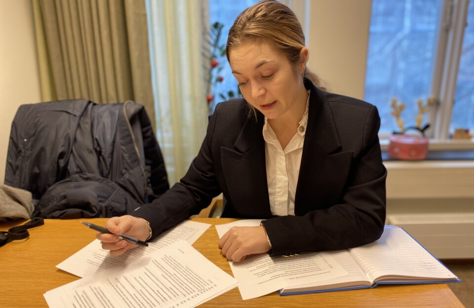 Høyre vil utfordre A4. Her med A4.